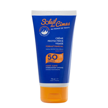 Family Size | Monoi & Shea Facial Protection Cream SPF 50 | 75ml