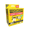 BRIGHTWIPE Lens Wipes - Professional Grade Isopropyl Alcohol Towelettes (60)