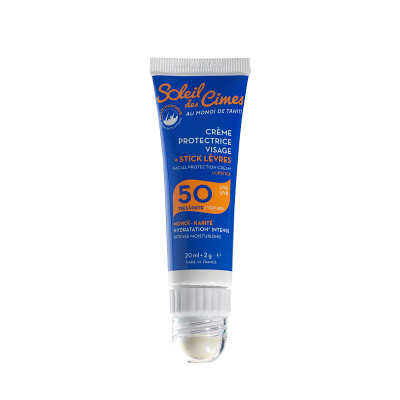 Face & Lips Duo Stick | Monoi & Shea Protection Cream - SPF 50 | 20ml